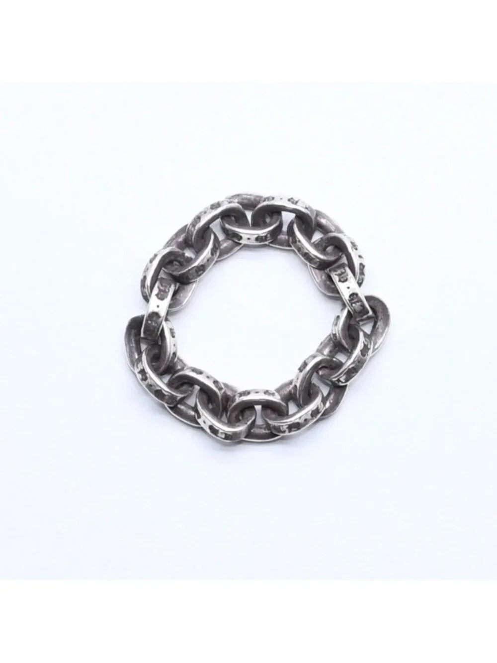 Chrome Hearts Paper Chain Ring 925 Sterling Silver